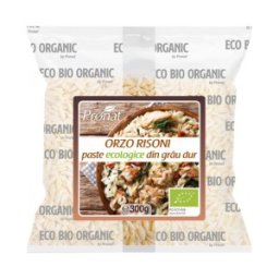 Set 2 x Paste Bio din Grau Dur Orzo Risoni, 300 g
