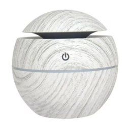 Difuzor Electronic pentru Aromaterapie Rotund Alb, Capacitate 130 ml