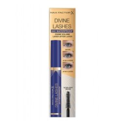 Mascara Max Factor Divine Lashes Waterproof, 02 Black, 9 ml