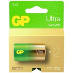 Baterie Alcalina Ultra GP R20 (D), 2 Bucati
