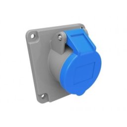 Priza Industriala Bemis BC1-1403-2420, 2P+E, 16A, 220V, Unghi 45, IP44
