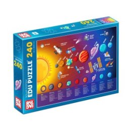 Puzzle Edu: Sistemul Solar, 240 Piese, Roovi