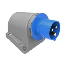 Fisa Industriala Bemis BC1-1403-2236, 2P+E, 16A, 220V, Aparenta, Unghi 90 Grade, IP44