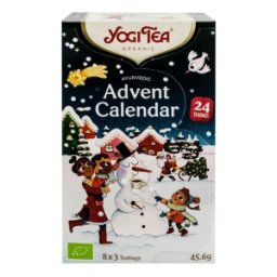 Calendar Advent, 24 Pliculete Ceai Bio, 45.6 g, Yogi Tea