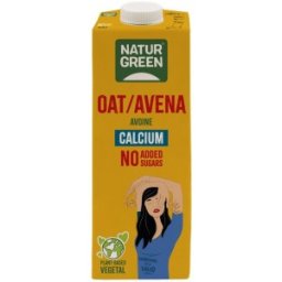 Bautura Vegetala de Ovaz cu Calciu, fara Zahar, 1000 ml, Natur Green