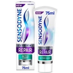 Pasta de Dinti Sensodyne Clinical Repair Active Clean, pentru Sensibilitate Dentara, 75 ml