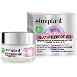 Crema Zi Elmiplant Glow Expert 4D, SPF15, 50 ml