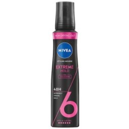 Spuma pentru Coafat Nivea Extreme Hold, 150 ml