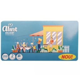 Set 7 x 200 Servetele Faciale Alint, Delicate, 2 Straturi