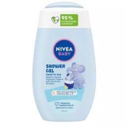 Set 3 x Gel de Dus Head To Toe Nivea Baby, 200 ml