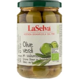 Set 2 x Masline Verzi in Saramura, Bio, 310 g, La Selva