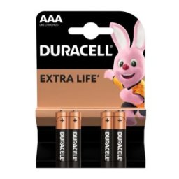 Set 2 x 4 Baterie Alcalina Duracell Basic R3 (AAA), Blister