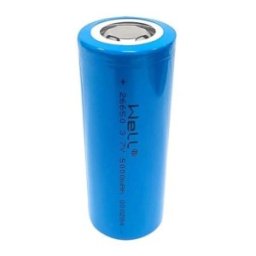 Set 2 x Acumulator Industrial Li-ion, Terminal Plat 26650 3.7V 5000mAh, Well