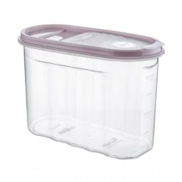 Set 4 x Cutie din Plastic cu Capac, pentru Alimente, Tuffex, Diverse Culori