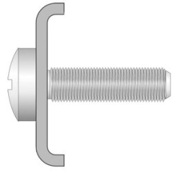 Clema M pentru Fixarea Panourilor de Gard, Rocast