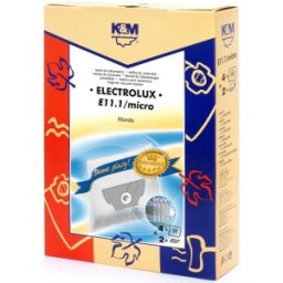 Set 2 x Sac Aspirator Electrolux Mondo, Sintetic, 4 x Saci + 2 Filtre, K&M