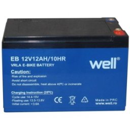 Set 2 x Acumulator Plumb Acid Biciclete Electrice, 12V / 12Ah, Well