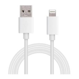 Set 2 x Cablu de Date si Incarcare Lightning, 1 m, USB 2.0, Well