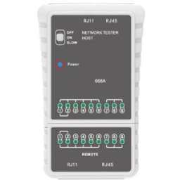 Set 2 x Tester pentru Cablu Retea si Telefonic Mastfuyi FY668A