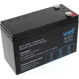 Set 2 x Acumulator Plumb Acid 12V / 9Ah, Terminal F1, Well