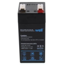 Set 2 x Acumulator Plumb Acid 4V / 4.5Ah, Terminal F1, Well