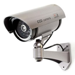 Set 2 x Camera de Securitate Falsa, Gri, Nedis