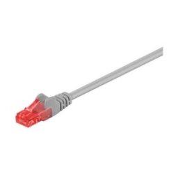 Set 2 x Cablu de Retea U/UTP, Cat6, Patch Cord, 7.5 m, Goobay, Gri