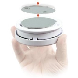 Set 2 x Suport Autoadeziv pentru Detector de Fum, 70 mm, Nedis