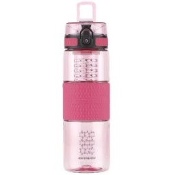 Sticla pentru Apa din Tritan, Roz, Fara Bpa, cu Capac, 700 ml, Uzspace