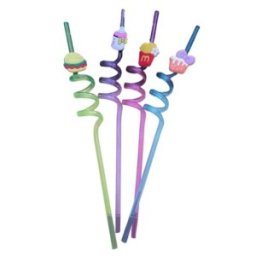 Paie din Plastic pentru Petreceri, 4 Bucati, Viva.z