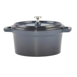 Cratita din Fonta Emailata, Mini, 14 cm, 600 ml, Perfect Home