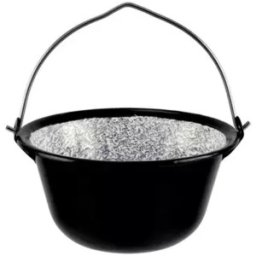 Ceaun Emailat pentru Servire, Negru, 0.8 l, Perfect Home