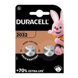 Set 2 x 2 Baterie Buton Litiu Duracell CR2032 3V, Blister