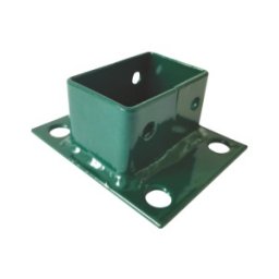 Set 2 x Talpi pentru Stalpi de Gard Dimensiuni Stalp 80 x 100 mm Acoperire Vopsit Ral 6005