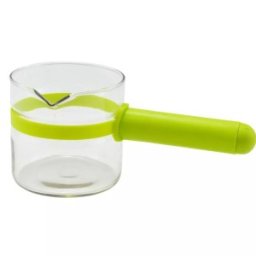 Ibric din Sticla pentru Cafea, Maner Plastic, 350 ml, Perfect Home