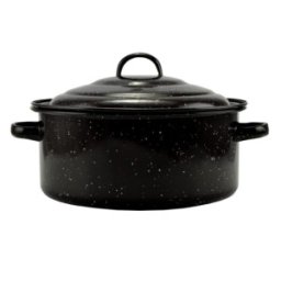 Oala Emailata cu Capac Emailat, 27 cm, 2.8 l, Perfect Home