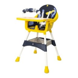 Scaun de Masa Copii, Maxim 50 kg, 5-72 Luni, Galben