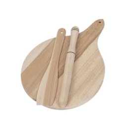 Ustensile pentru Mamaliga, Lemn de Fag, Grosime 20 mm, 3 Bucati