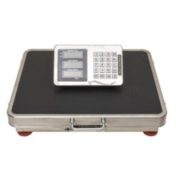 Cantar Electronic cu Platforma, fara Fir, 42 x 52 cm, Capacitate Maxima 300 kg, Inox