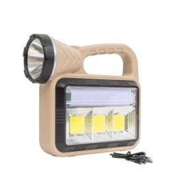 Lanterna Mana, 8 Moduri Intensitate Lumina, Incarcare Solara si USB