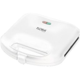 Sandwich-Maker, Model Triunghi, Placi Antiaderente, Putere 750 W, Alb
