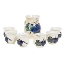 Cesti pentru Vin Ceramica, 200 ml si Ulcior, 1 l