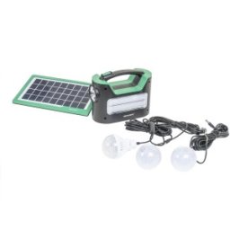 Kit Lanterna, 3 Becuri LED si Panou Solar