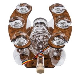 Pahare pentru Vin, Sticla pe Suport, 6 Bucati