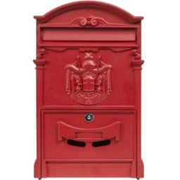 Cutie Postala pentru Exterior, Rosie, Metal, 41 x 26 x 9 cm