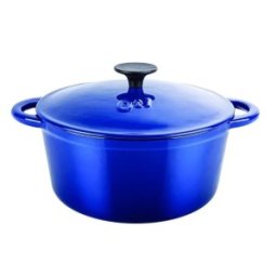 Cratita din Fonta cu Capac, Capacitate 3.8 l, Diametru 24 cm