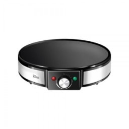 Aparat de Facut Clatite, din Inox, Putere 1200W, Negru, Temperatura Ajustabila, Diametru Plita 30 cm