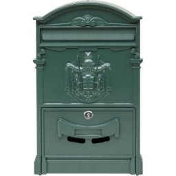Cutie Postala pentru Exterior, Verde, Metal, 41 x 26 x 9 cm