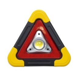 Triunghi Reflectorizant, Incarcare Solara / USB, 5 Moduri de Avertizare