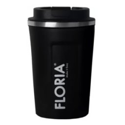 Termos Cafea, Capacitate 380 ml, Interior din Inox, Negru